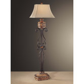 Habana Night and Gold Floor Lamp