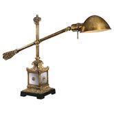 Jessica McClintock Romance  Pharmacy Table Lamp in Tuscan Gold