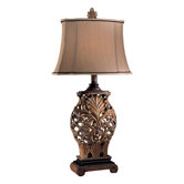 Jessica McClintock Romance  Table Lamp in Weathered Lattice
