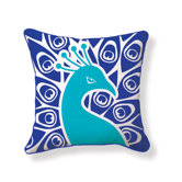 Peacock Double Sided Cotton Pillow