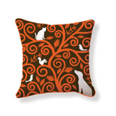 Tree of Animals Double Sided Cotton Pillow