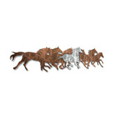 Wild Horses Metal Wall Sculpture