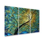 Rainbow Night Metal Wall Decor