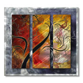 Golden Sunrise Metal Wall Sculpture