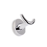 Diana Wall Mounted Double Robe Hook in Chrome