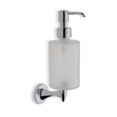 Holiday Wall Mounted Round Soap Dispenser in Chrome