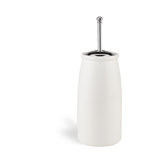 Idra Free Standing Round Toilet Brush Holder in Chrome