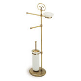 Idra Free Standing Classic Style Four Function Bathroom Butler in Chrome