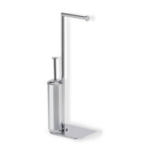 Medea Free Standing Two Function Bathroom Butler in Chrome