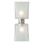 Twin Tube Two Light Monorail Bath Kit Head in Bronze