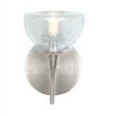 Sophia One Light Wall Sconce in Satin Nickel