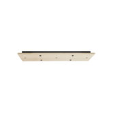 Fusion Jack Seven Port Wood Rectangle LED Canopy in Bronze