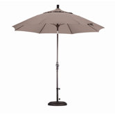 9' Fiberglass Market Collar Tilt Umbrella