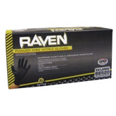 Xl Raven Blk Pwdr Free Nitrile Gloves