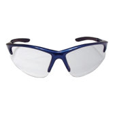 Db2 Safety Gls Blue W/ Clear Lens