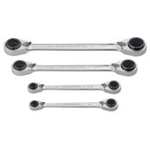 4Pc Quadbox Ratchetng Wr Set-Met