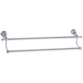 Opulence 24" Double Towel Bar in Chrome