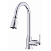 Prince Single Handle Single Hole Kitchen Pull-Down Faucet