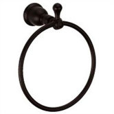 Opulence Towel Ring in Satin Black