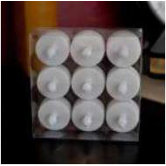 9-Piece Flickering Tea Light Set