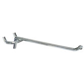 Double Prong Straight Pegboard Hook