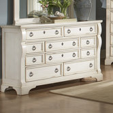 Heirloom 10 Drawer Triple Dresser