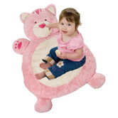 Baby Mat with Cat in Pink