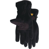 Rainwear Boss Large Anti Pill Fleece Gloves in  Black