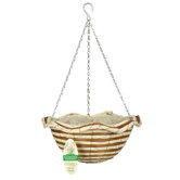 Hanging Raffia Basket