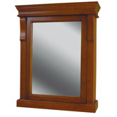 Naples Mirror Medicine Cabinet in Warm Cinnamon