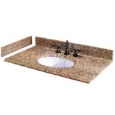 Montesol Granite Vanity Top with Optional Side Splash
