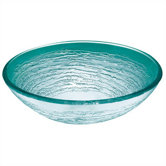 Frosted Swirl Glass Vessel Sink