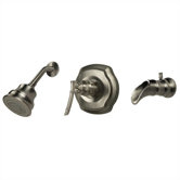 Bamboo Single Handle Tub and Shower Faucet Trim