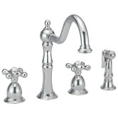Metal Cross Handle for Kitchen Faucets