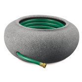 21" Granite Garden Hose Pot and Planter