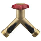 Large Brass 2 Hose Adapter