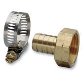 Brass and Worm Gear Clamp Female Hose Repair