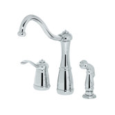 Marielle Four Hole Kitchen Faucet with Side Spray