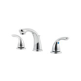 Pfirst Series Widespread Bathroom Faucet with Double Handles