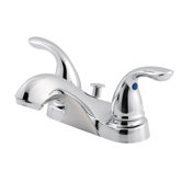 Pfirst Series Two Handle Centerset Bathroom Faucet