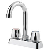 Pfirst Series Two Handle Bar Faucet with Metal Handles