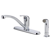 Pfirst Series One Handle Kitchen Faucet with Sidespray