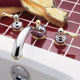 Amarilis Double Handle Deck Mount Tub Only Faucet