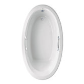 Ellisse Oval Whirlpool in White