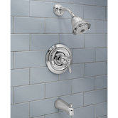 Portsmouth Flowise Dual Bath/Shower Faucet Trim Kit