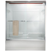 Custom Euro Frameless Bypass Shower Door