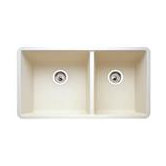 Precis Undermount Kitchen Sink in Biscuit