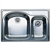 Wave Plus 1.5 Plus Bowl Drop-In Kitchen Sink