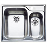 Supreme 1.5 Bowl "Double Single" Drop-In Kitchen Sink