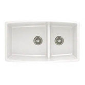 Performa 19" x 33" Silgranit II 1.75 Double Bowl Undermount Kitchen Sink